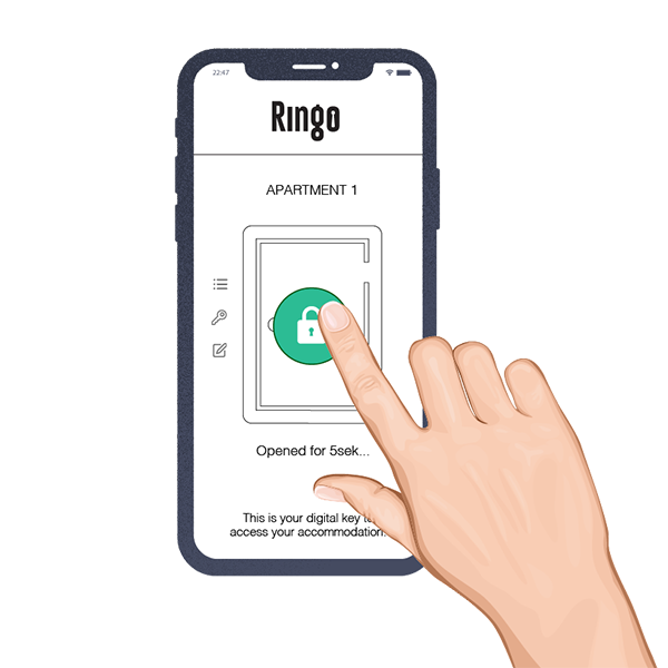 Ringo - unlock doors with your phone - digital key